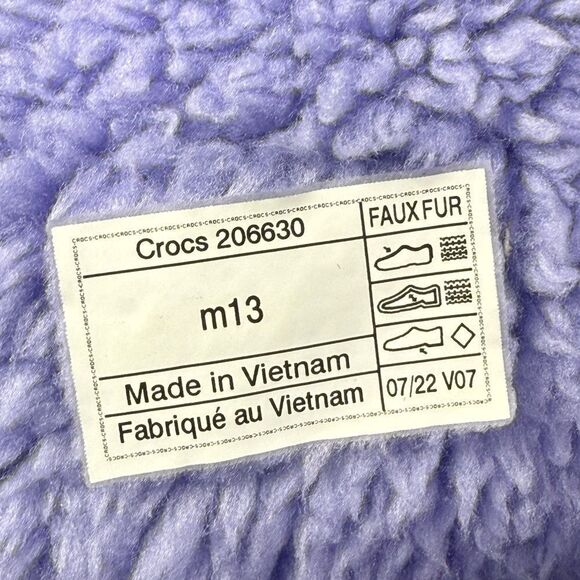 Crocs Classic Lined Neo Puff Boots Men’s 13 Digital Violet Purple  Insulated Wi - Picture 8 of 8